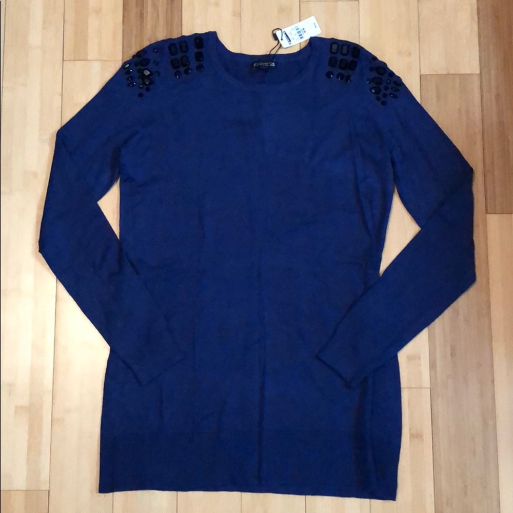 Express sweater/ Medium/ Dark Blue